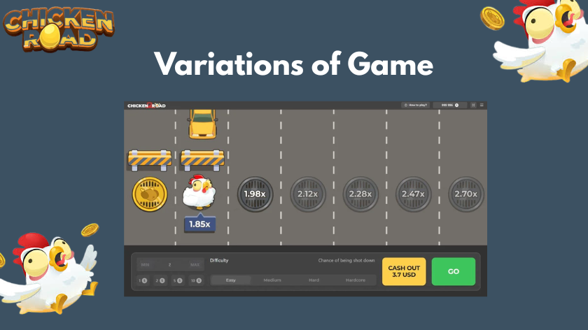 Variations of Chicken Road Game